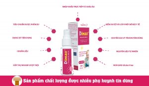 Thực phẩm bảo vệ sức khỏe Dimao Vitamin D3 400 IU bổ sung Vitamin D3 an toàn đúng liều dùng cho trẻ nhỏ kể cả trẻ sơ sinh.